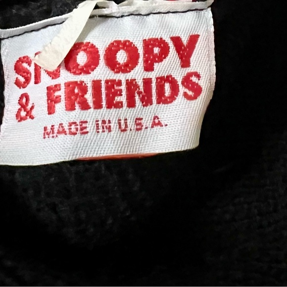 Festive Black and Red Cardigan Sweater with Candy Cane Design - Picture 4 of 4